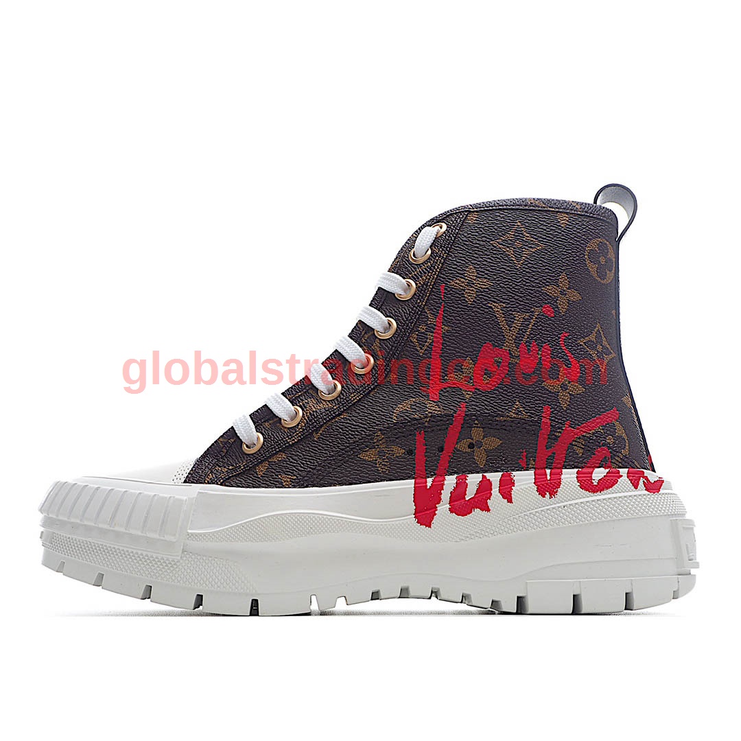 LV Squad Shoes High-Top Sneakers